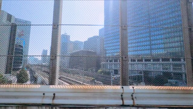 Tokyo Metropolitan Highway（首都高速） [ Tokyo Train Line（東京駅周辺） ] in Tokyo, Japan. 【Drive TimeLapse Movie】