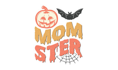 mom ster  Retro T-shirt Design. © Hkartist12