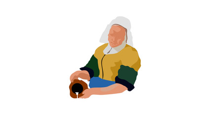 The Milkmaid, Jan Vermeer