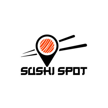 Classic Japanese Cuisine Taste, Sushi Spot Logo Design