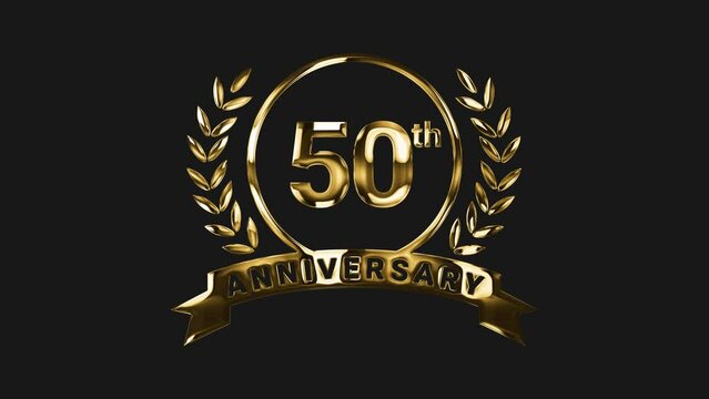 50th anniversary celebration animation