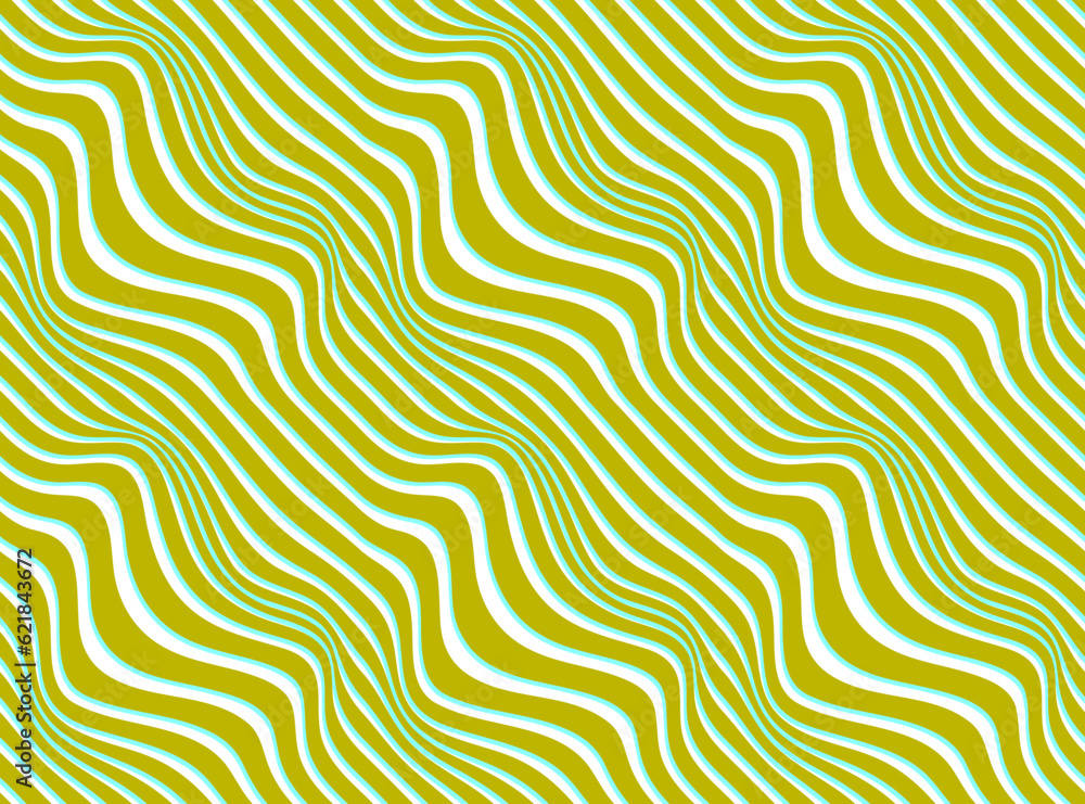 Poster lined seamless minimalistic pattern with optical illusion, op art vector minimal lines background, s