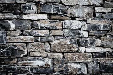 wall of stones as a texture