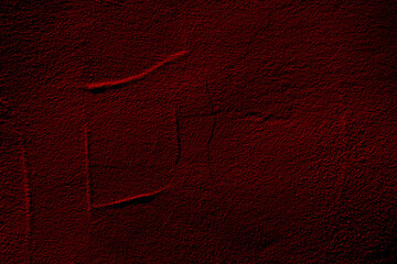 Crimson red colored abstract wall background with textures of different shades of red