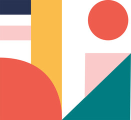 Abstract Bauhaus Shape