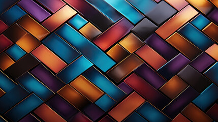 abstract wallpaper of a dark and colorful. Generative Ai