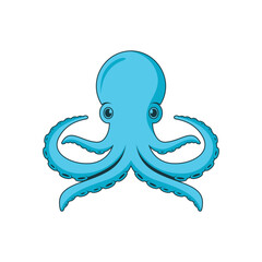 Octopus logo template vector icon