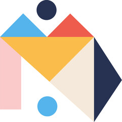 Abstract Bauhaus Shape