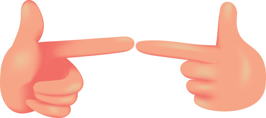 Vector Illustration of Friendship Day - Interlocking Fingers