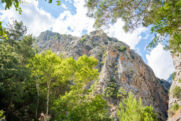 Sapadere canyon in the Taurus mountains near Alanya, Turkey