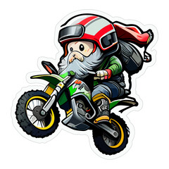 Gnome rider mascot