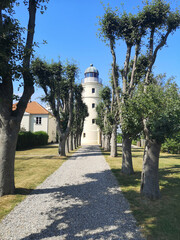 Kegnaes Fyr (lighthouse on the island Kegnaes)