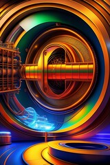 abstract background with circles