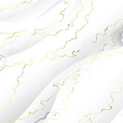 shaped ash marble with gold trim