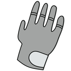 Obraz premium racing gloves handdrawn vector illustration