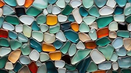 pile of colorful stones