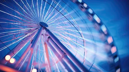 Fotobehang ferris wheel at night © medienvirus