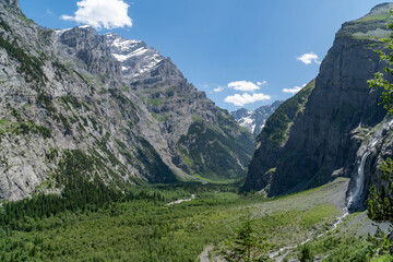 Gasterntal in a remote part of Kanton Bern in Switzerland