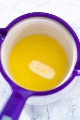 Melting unsalted butter