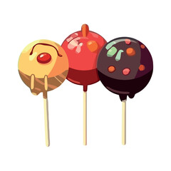 Sweet candies creamy icon