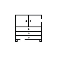 cupboard vector
