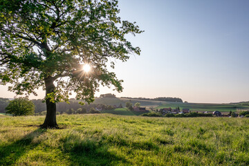Landscape on the country in Germany