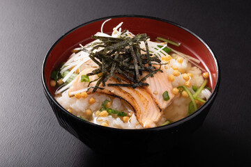 トラウトサーモンの茶漬け