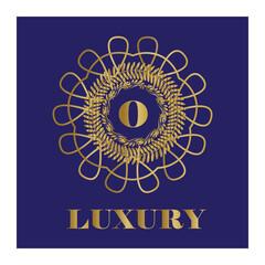Luxury vintage crest logo. Calligraphic royal emblems and elements elegant decor. Vector crest monogram ornament for letter. Luxury logo template design vector illustration. Royal monogram crest brand