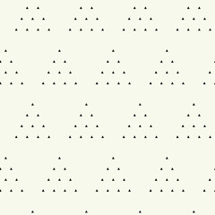 Vector monochrome geometric pattern in simple graphic design. Fashion trendy geometry. Vector illustration.