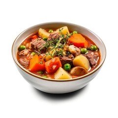 Stew with vegetables and herbs generative ai