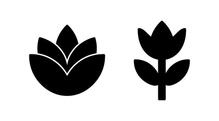 Obraz premium Flower icon vector. floral icon. flower logo