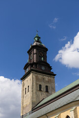 Fototapeta na wymiar The clocktower of Gothenburg city hall.