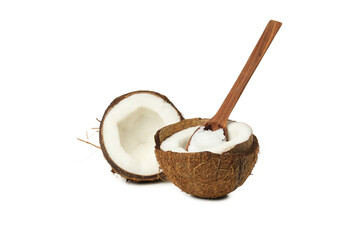 PNG, Coconut and coconut oil, isolated on white background