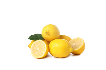 PNG, citrus fruit - delicious lemon, isolated on white background