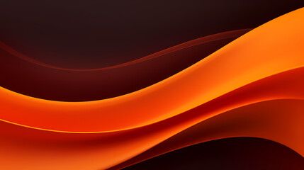 Abstract Orange curve shapes background. luxury wave. Smooth and clean subtle texture creative design. Suit for poster, brochure, presentation, website, flyer. vector abstract design element