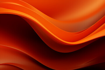Abstract Orange curve shapes background. luxury wave. Smooth and clean subtle texture creative design. Suit for poster, brochure, presentation, website, flyer. vector abstract design element