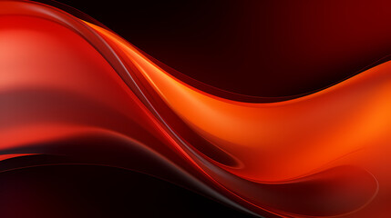 Obraz premium Abstract Orange curve shapes background. luxury wave. Smooth and clean subtle texture creative design. Suit for poster, brochure, presentation, website, flyer. vector abstract design element