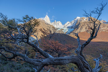 Entorno del Fiztroy y Cerro Torre en otoño.