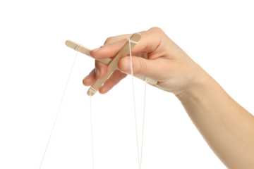 PNG, Concept of social management, isolated on white background