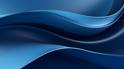 Obraz premium Abstract Dark Blue curve shapes background. luxury wave. Smooth and clean subtle texture creative design. Suit for poster, brochure, presentation, website, flyer. vector abstract design element