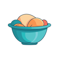 Fresh organic meal in a cute bowl