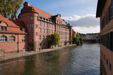 View from the Pont Saint Martin, Strasbourg, France