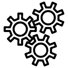 settings, icon, gear, setting, work, engine, technology, concept, symbol, cog, illustration, cogwheel, business, vector, circle, industrial, machine, mechanism, design, industry, wheel, engineering