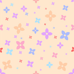 Floral vector background texture design, textile, stationery, wrapping paper, veil. Flowers vector illustration floral background.