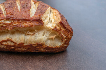 Fresh baked puff lye corner bread