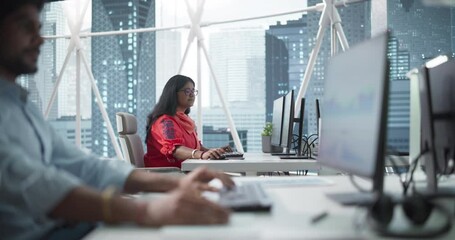 Focus Switching from a Talented Young Indian Corporate Accountant to a Handsome South Asian Business Risks Analyst, Who Studies Company Financial Information and Prepare a Presentation for a Manager