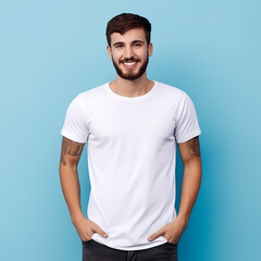 Male model with tshirt, mockups