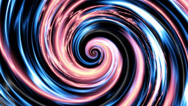 Endless abstract spiral. Looping 4k footage.