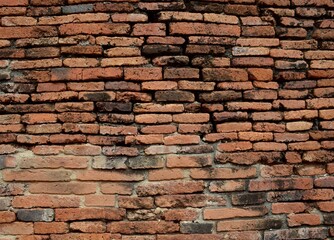 close up brick wall background texture