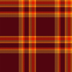 Vector texture textile of check pattern tartan with a fabric background plaid seamless.